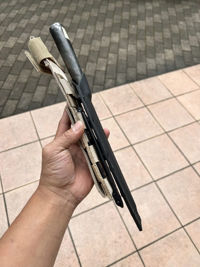 フクロナガサ用Kydexシースよこ