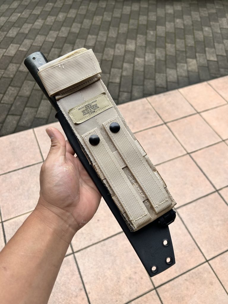 フクロナガサ用Kydexシース裏
